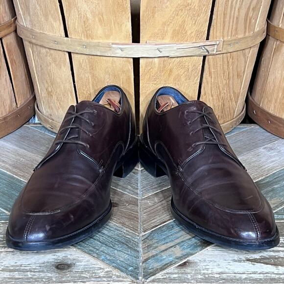 Cole Haan Lenox Hill Split Oxford T Moro Dark Brown Leather Oxfords Mens Size 12 main image 4